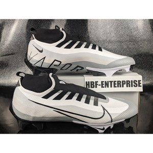 Nike Vapor Edge 360 Pro White Platinum Black Football  Men’s Size 15 NEW